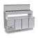 Mesa refrigerada para pizzas 2130x800 con vitrina elevada Oscar Zarzosa TPL-2000