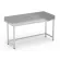 Mesa angular de acero inoxidable de prelavado fondo 750mm Eratos