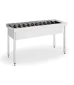 Mesa con rodillos de salida recta de lavavajillas Eratos