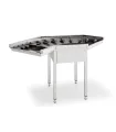 Mesa con rodillos de salida curva de lavavajillas Eratos