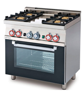 Cocinas a Gas Cocina a Gas 4 fuegos Fondo 60 con horno a gas con grill cm Lotus CF4-68G Lotus