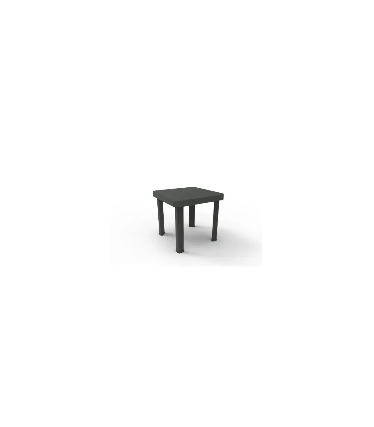 Mesas Exterior Mesa auxiliar de polipropileno Garbar Andorra 47x47x41 cm (6 unidades) Garbar Andorra