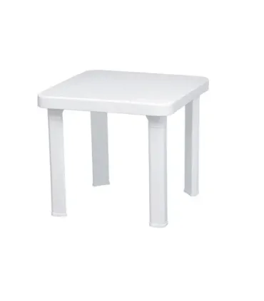 Mesas Exterior Mesa auxiliar de polipropileno Garbar Andorra 47x47x41 cm (6 unidades) Garbar Andorra