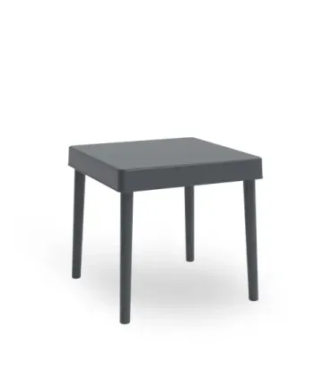 Mesas Exterior Mesa auxiliar de polipropileno Garbar Alba 50x50x48 cm (2 unidades) Garbar Alba
