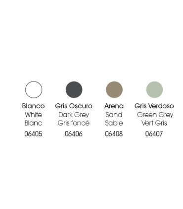 Mesas Exterior Mesa auxiliar de polipropileno Garbar Alba 50x50x48 cm (2 unidades) Garbar Alba