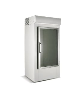 Venta de hielo Cabina para venta de hielo con puerta de cristal Más que Frío CABIN GLASS