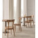 Silla en madera de Teka modelo Flores
