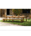 Banco en madera de roble modelo Petra
