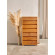 Chifonier 7 cajones 65x40x125h cm en madera de iroko modelo Sol