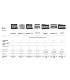 Cafeteras Profesionales Cafetera expresso automática de 3 grupos Fiamma Quadrant 3 DSP TC Fiamma