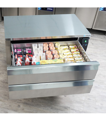 Mesa Refrigerada con 2 cajones Flexdrawer 3xGN 1/1 Edenox