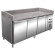 Mesa 3 Puertas Preparación Pizzas con Encimera de Granito fondo 800mm PZ3600TN