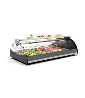 Vitrinas Mostrador Vitrina Refrigerada para autoservicio con mueble BUN 3 GN 1/1 Sayl Maxiself Sayl