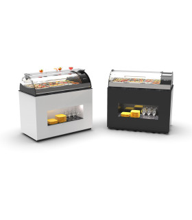 Vitrinas Mostrador Vitrina Refrigerada para autoservicio con mueble BUN 3 GN 1/1 Sayl Maxiself Sayl