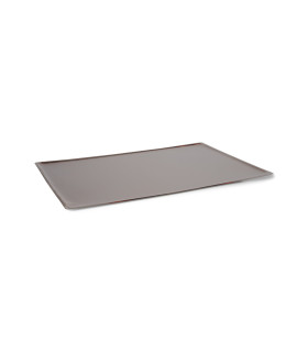 Bandejas 60x40 Bandeja 60x40 cm plana de acero inoxidable  1029
