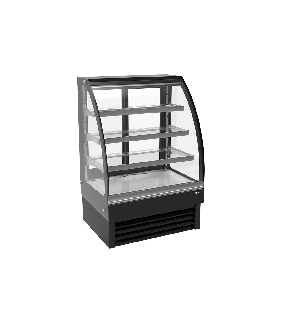 Vitrinas de Pastelería Vitrina Refrigerada Cristal Curvo 900x800 mm Edenox VERA-900 C S1 Edenox 19112500