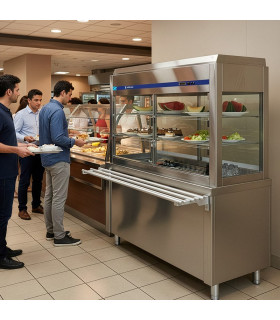 Módulos Buffet Vitrina Refrigerada Sobre Módulo Buffet Edenox Edenox