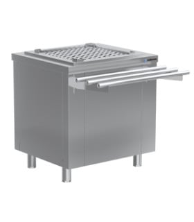 Módulos Buffet Mueble neutro dispensador de cestas de vajilla de 50x50 Edenox 19104142
