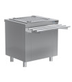 Mueble neutro dispensador de cestas de vajilla de 50x50