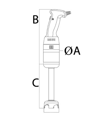 Trituradores Triturador con brazo desmontable 250mm TVF-250 Edenox Edenox 19001631