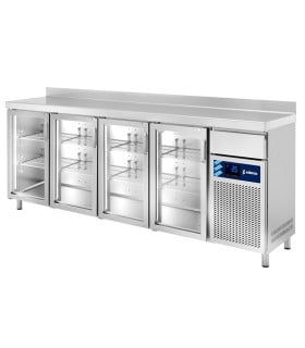 Frentemostradores Refrigerados Frente Mostrador Refrigerado 4 Puertas de cristal Edenox FMPS-250 Edenox 19059815