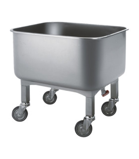 Accesorios Lavado Carro de Lavado acero inoxidable cuba de 600x500x600h mm Edenox CPL-65 Edenox 19003409