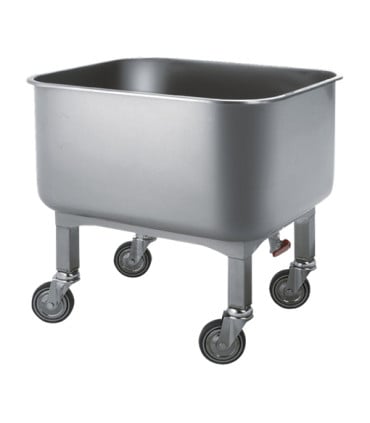 Accesorios Lavado Carro de Lavado acero inoxidable cuba de 600x500x600h mm Edenox CPL-65 Edenox 19003409
