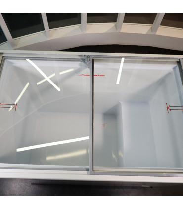 Arcones Congeladores Arcón Congelador Puertas de Cristal 1548 x 629 x 892mm Edenox NLFG-500 Edenox 19087686