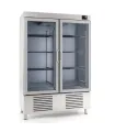 Armario Expositor Congelados Acero Inoxidable 2 puertas batientes Infrico AN1002 BT CR