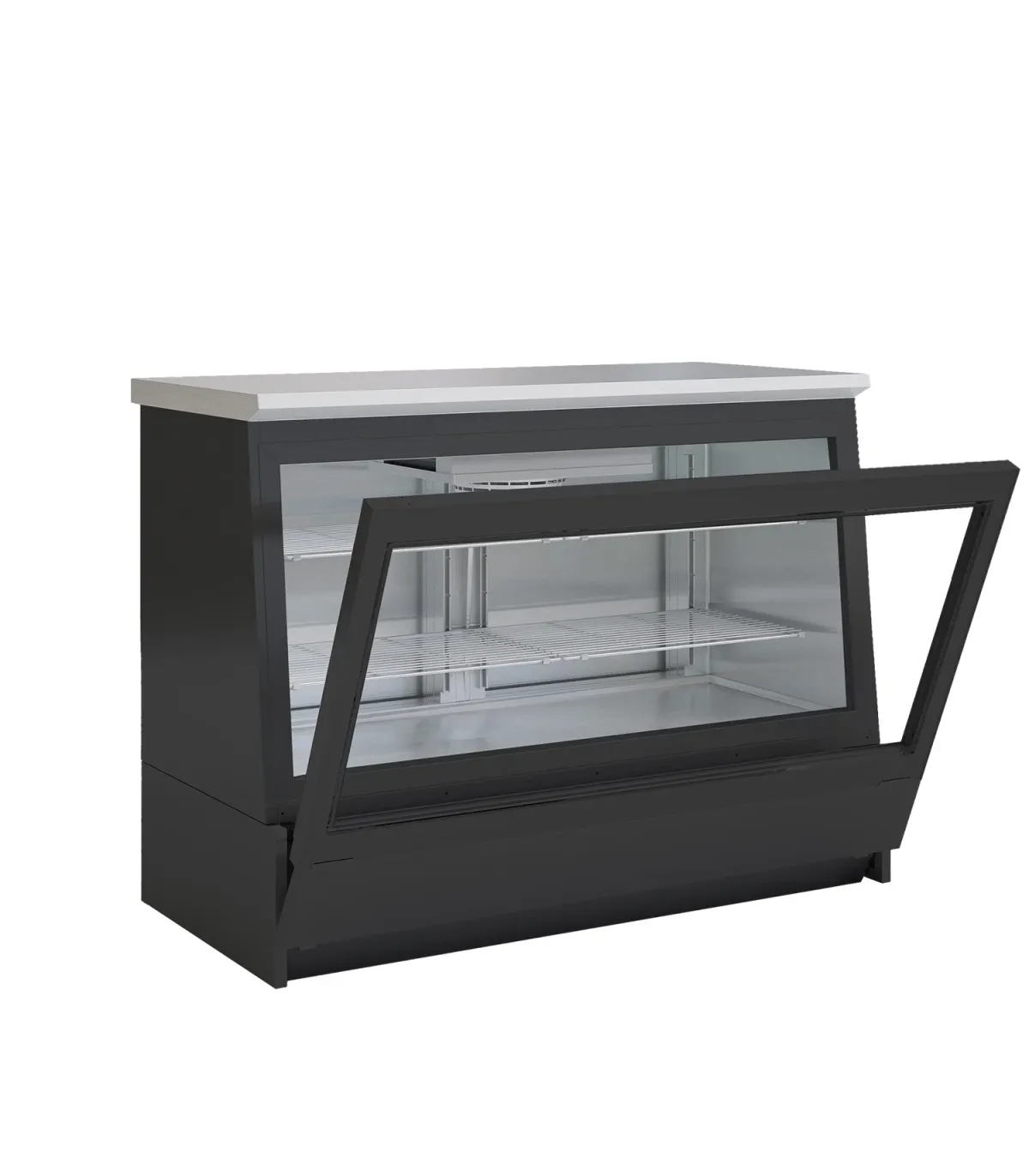 Vitrinas Mostrador Vitrina Refrigerada Infrico Inox con doble acceso VC 1400 Infrico