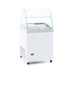 Vitrina curva de Helados tipo arcón GTCV 170 para 3 cubetas de 5l