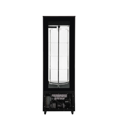 Vitrinas de Pastelería Vitrina 4 caras con estantes giratorios de cristal 650x665x2005h mm XC-440X Clima Hostelería XC-440X