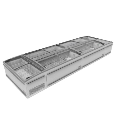 Islas Supermercado Isla de congelación 2 puertas curvas largo 2500mm IZ2500 Más que Frío IZ 2500
