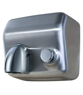 Higiene Secamanos Inoxidable Satinado con Pulsador Fricosmos 460290