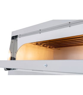Hornos de Pizza Horno Eléctrico Prismafood BASIC 44 para 4+4 Pizzas (32cm) Prismafood