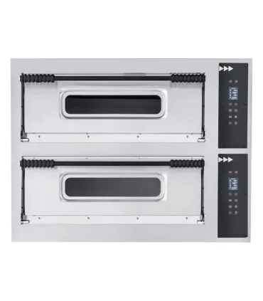 Hornos de Pizza Horno Eléctrico Prismafood BASIC 44 para 4+4 Pizzas (32cm) Prismafood