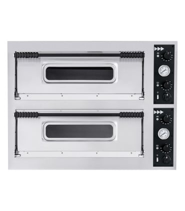 Hornos de Pizza Horno Eléctrico Prismafood BASIC 66 para 6+6 Pizzas (32cm) Prismafood