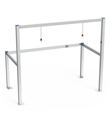 Parkings inox Parking para carros de compra 2 filas 1330x695x1145 mm Fricosmos 081062