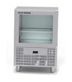 Escarchador de copas inox 1 puerta cristal y luz LED EC-95-V
