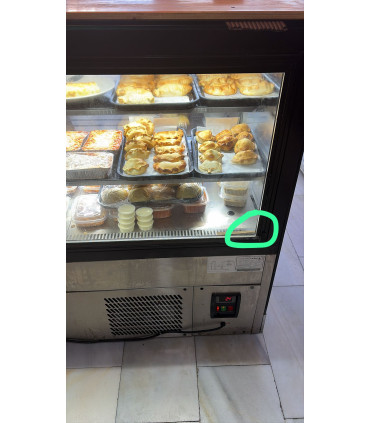 Recambios Vitrinas Cristal puerta para la vitrina SGN de La Bari La Bari